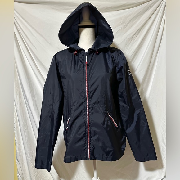 {TOMMY JEANS} WOMENS WINDBREAKER JACKET - Picture 1 of 4